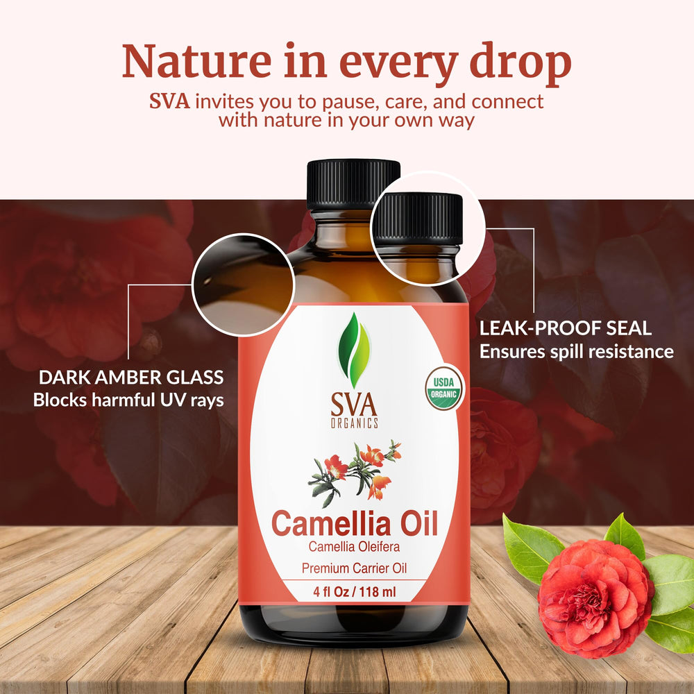 Uso en cosméticos y cremas para piel con camelia SVA