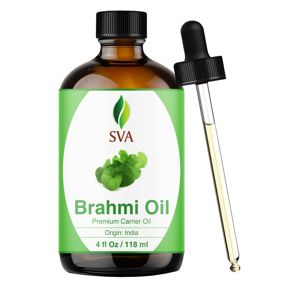 SVA Brahmi Oil bottle for nourishing scalp care and hair health