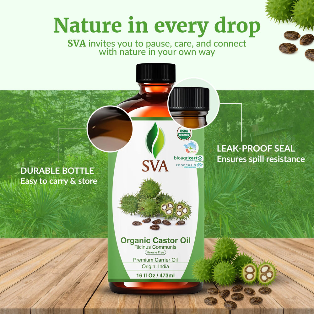 SVA Castor Oil eyelash and eyebrow conditioning