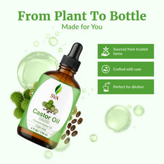 SVA Castor Oil on skin application for nourishment