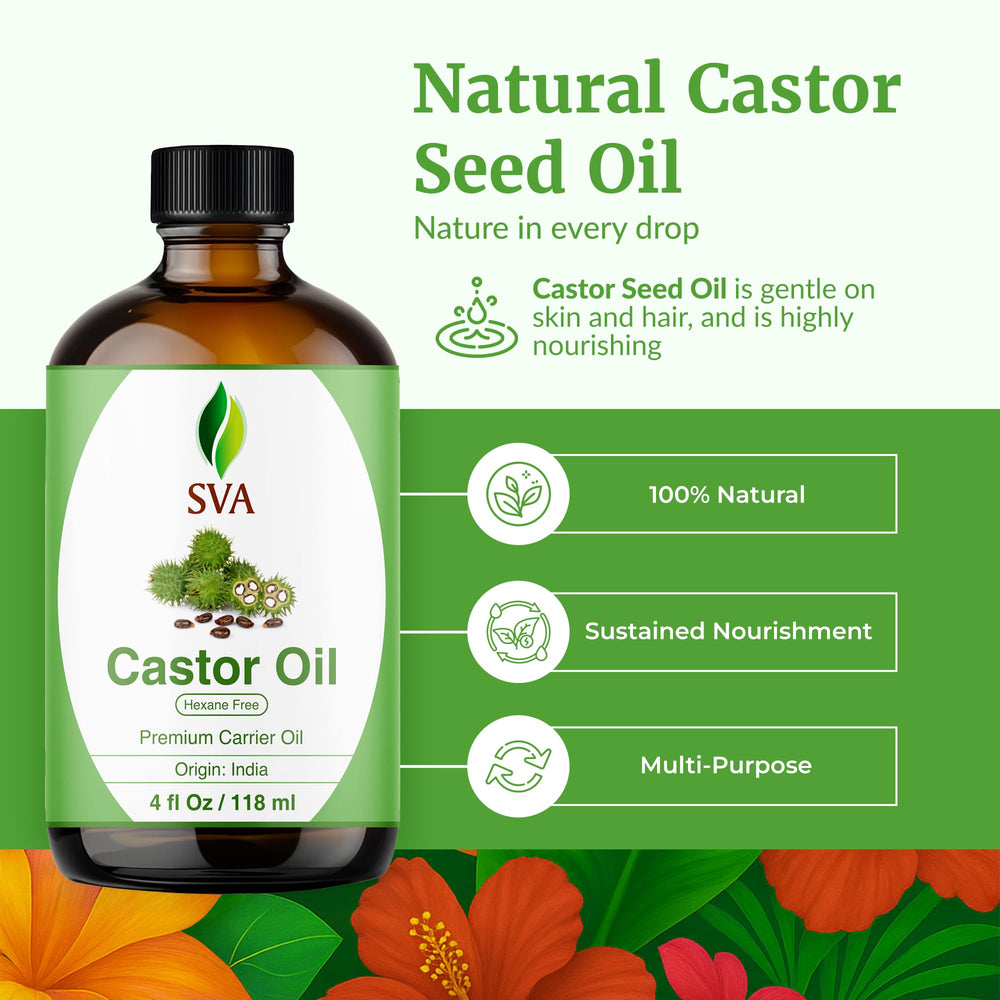 SVA Castor Oil raw seeds highlight natural source and quality
