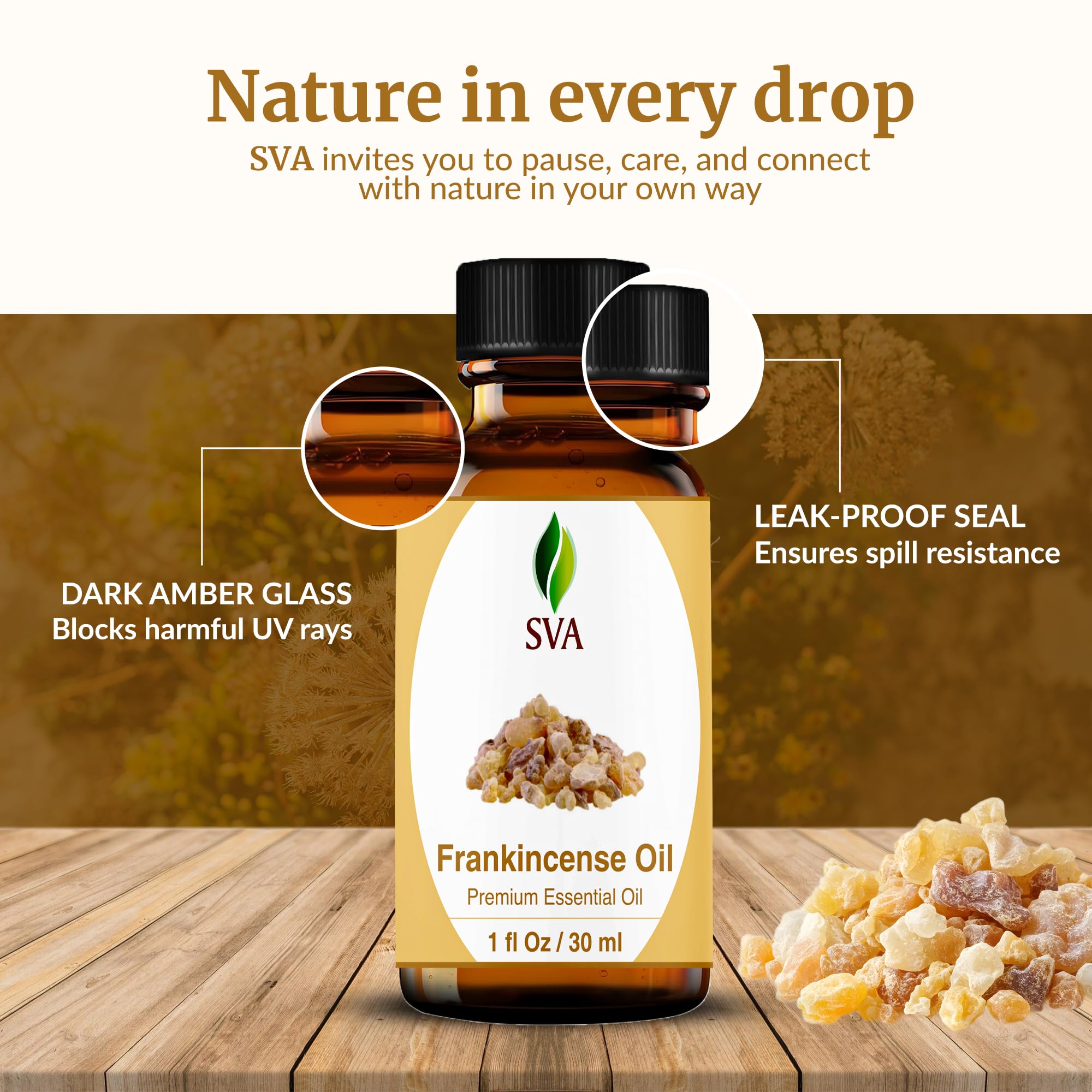 SVA Frankincense essential oil ready for DIY aromatherapy spray