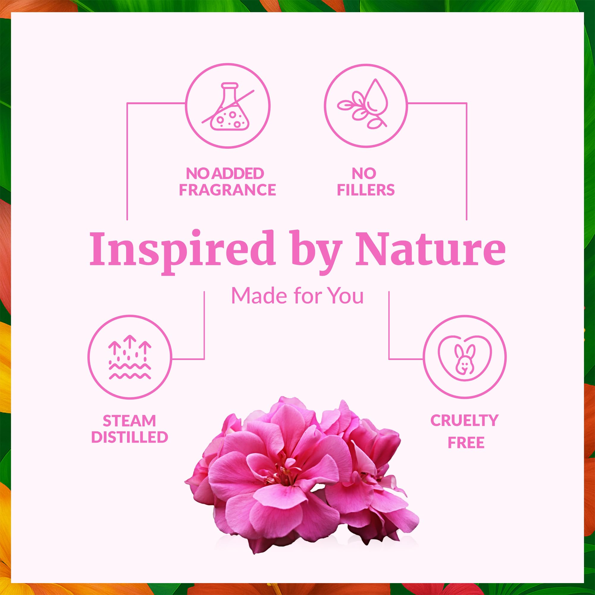 SVA Geranium oil used on facial care with a carrier oil