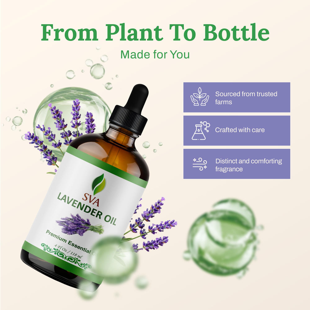 SVA Lavender oil for hair and scalp massage blend.