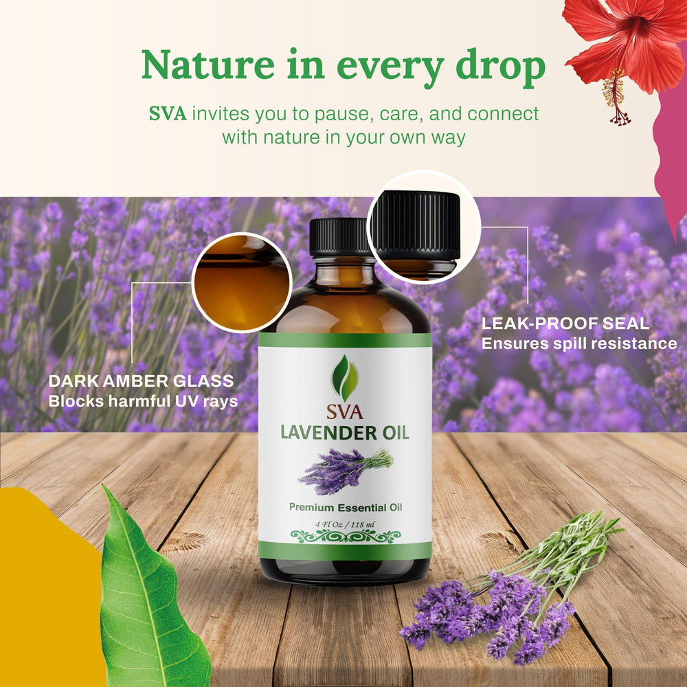 SVA Lavender oil for relaxing bath or foot soak.