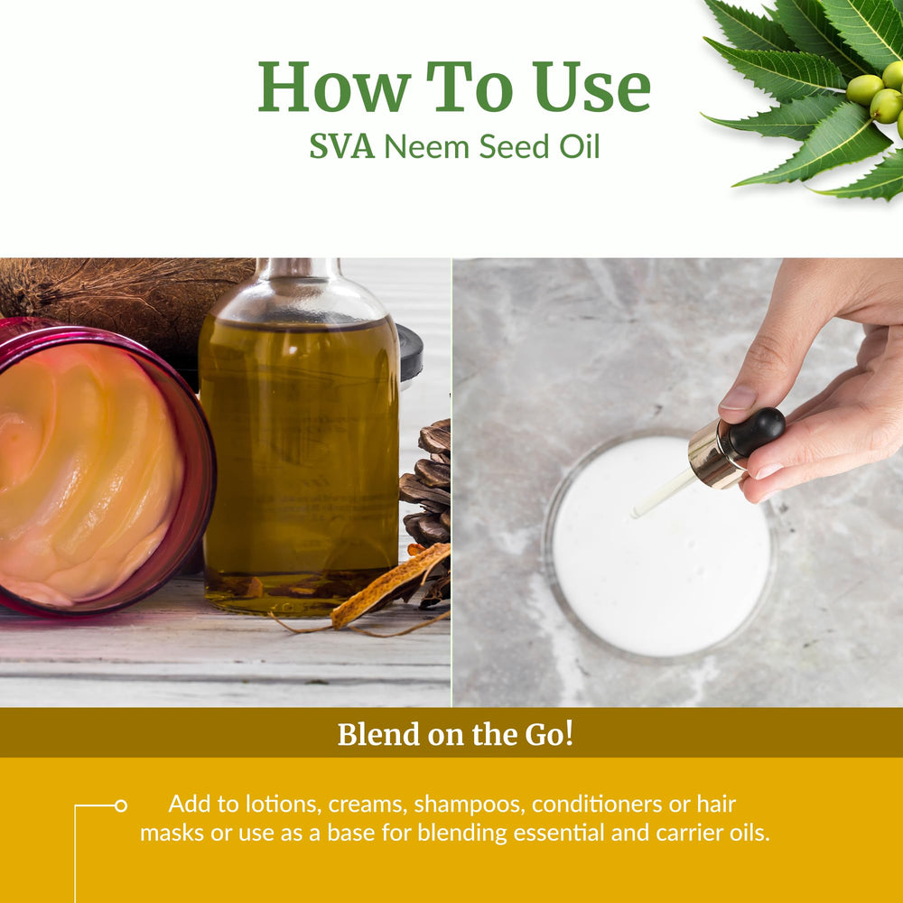 SVA Neem Oil cream mix—easy to blend into skincare routines