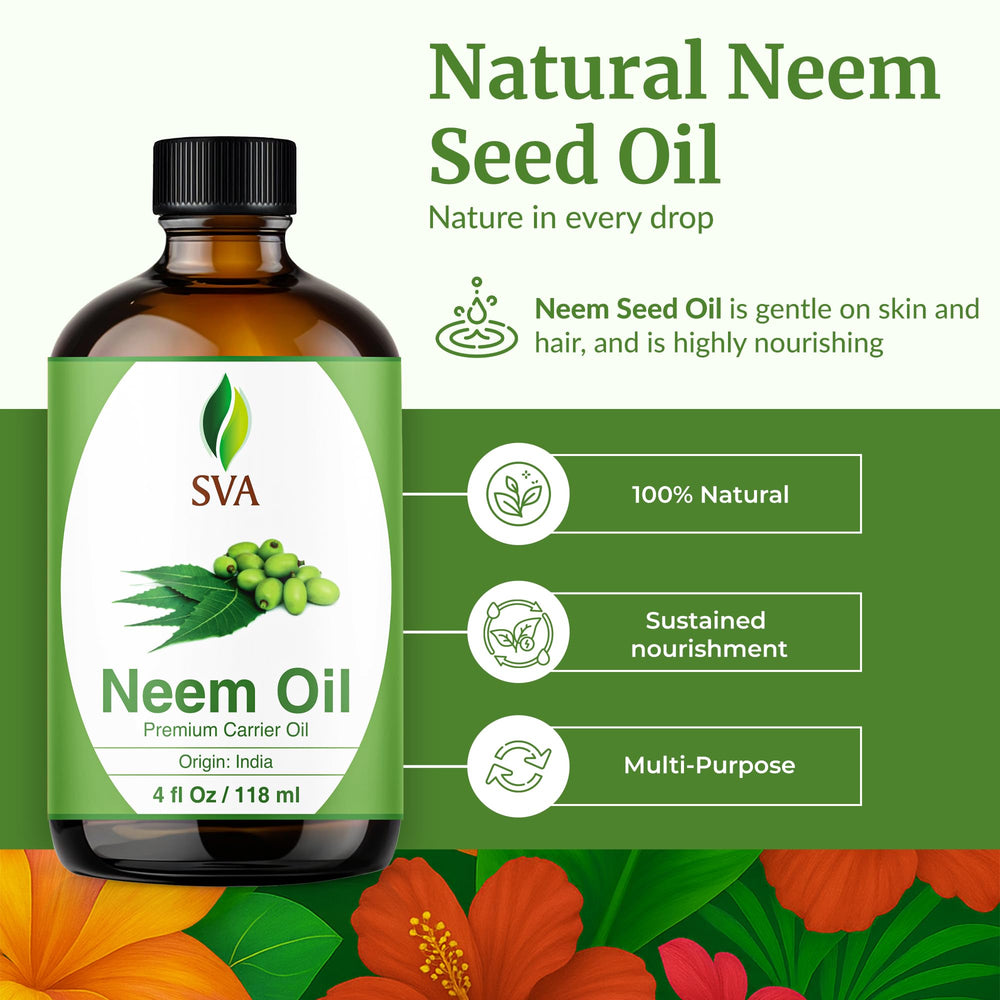 SVA Neem Oil dropper for precise scalp and skin application.