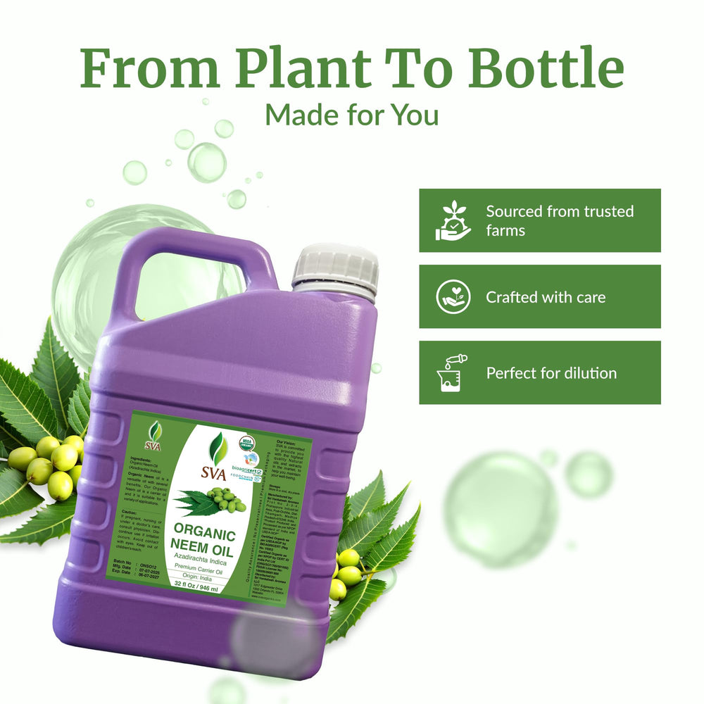 SVA Neem Oil for hair care—conditioning and shine support