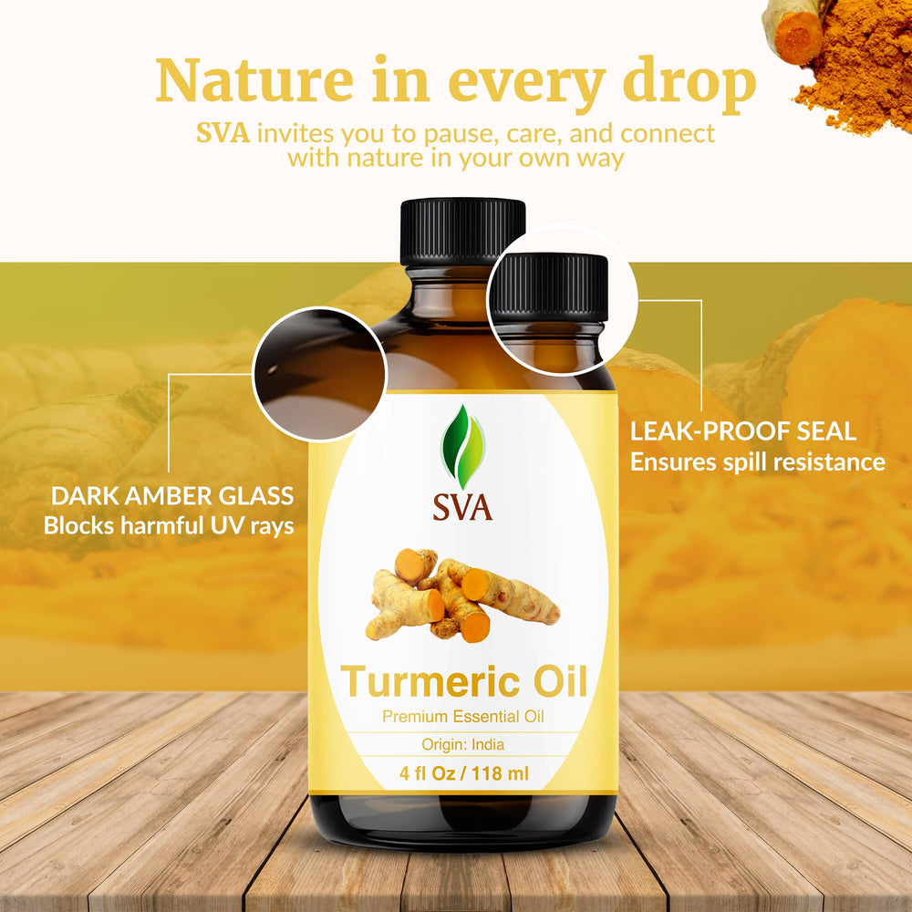 SVA ORGANICS aroma terroso en ambiente gracias a la cúrcuma.