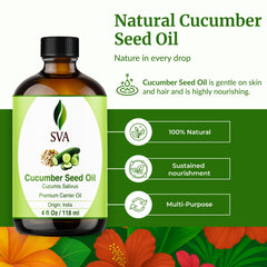 Pouring cucumber seed oil from a dropper highlighting lightweight skin hydration