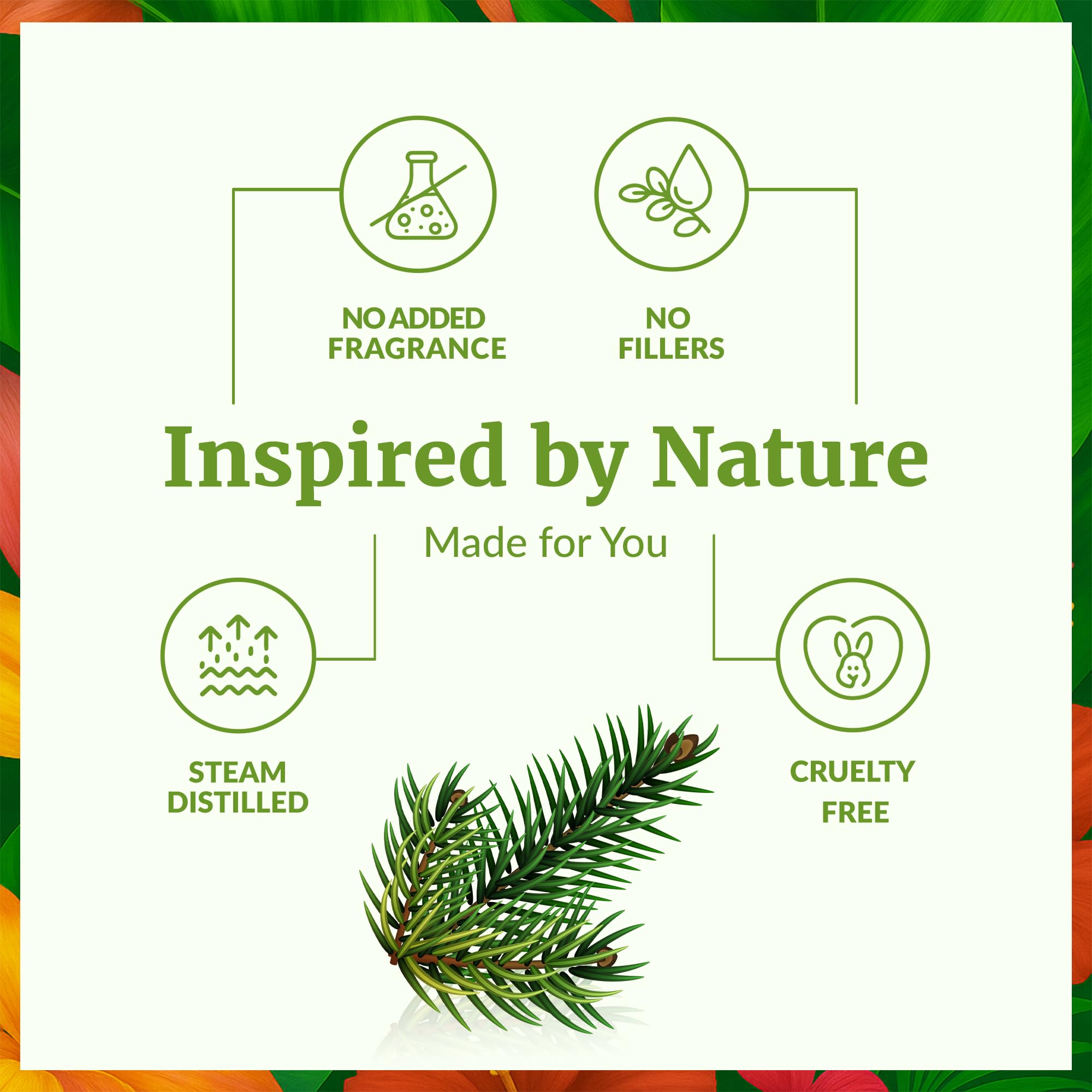 Dilute with carrier oil for skin or scalp care with Fir Balsam.