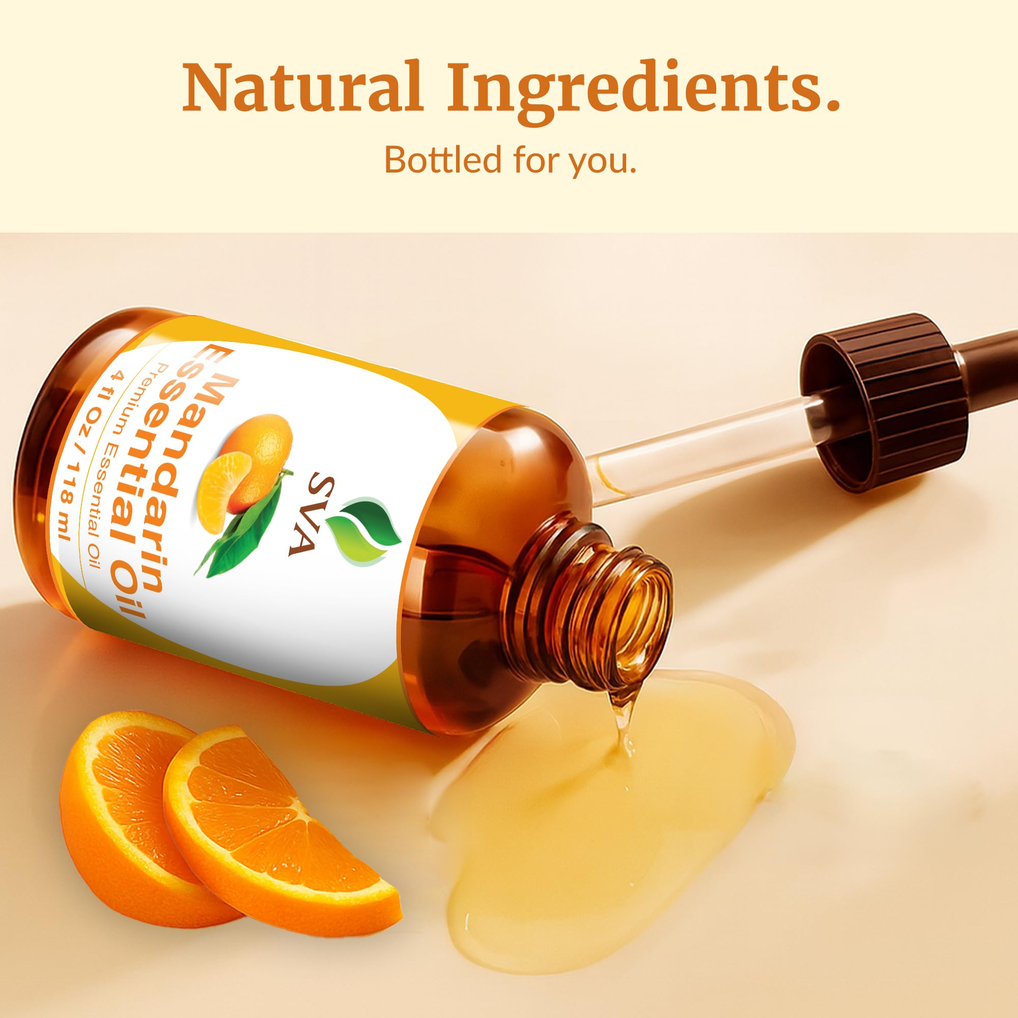SVA Mandarin essential oil roll-on or spray blends for convenient use.