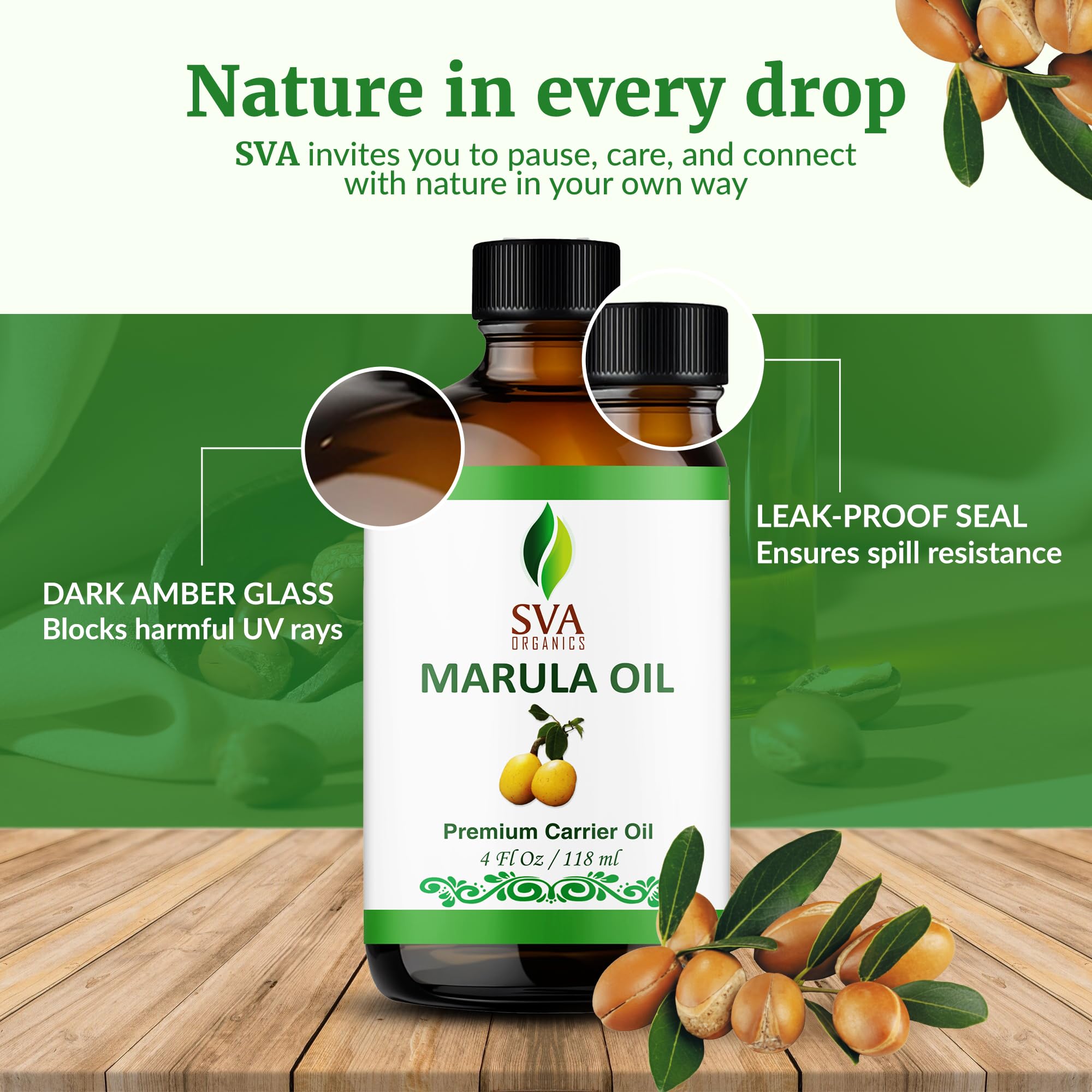 Marula Oil mixed with cream for enhanced moisturization