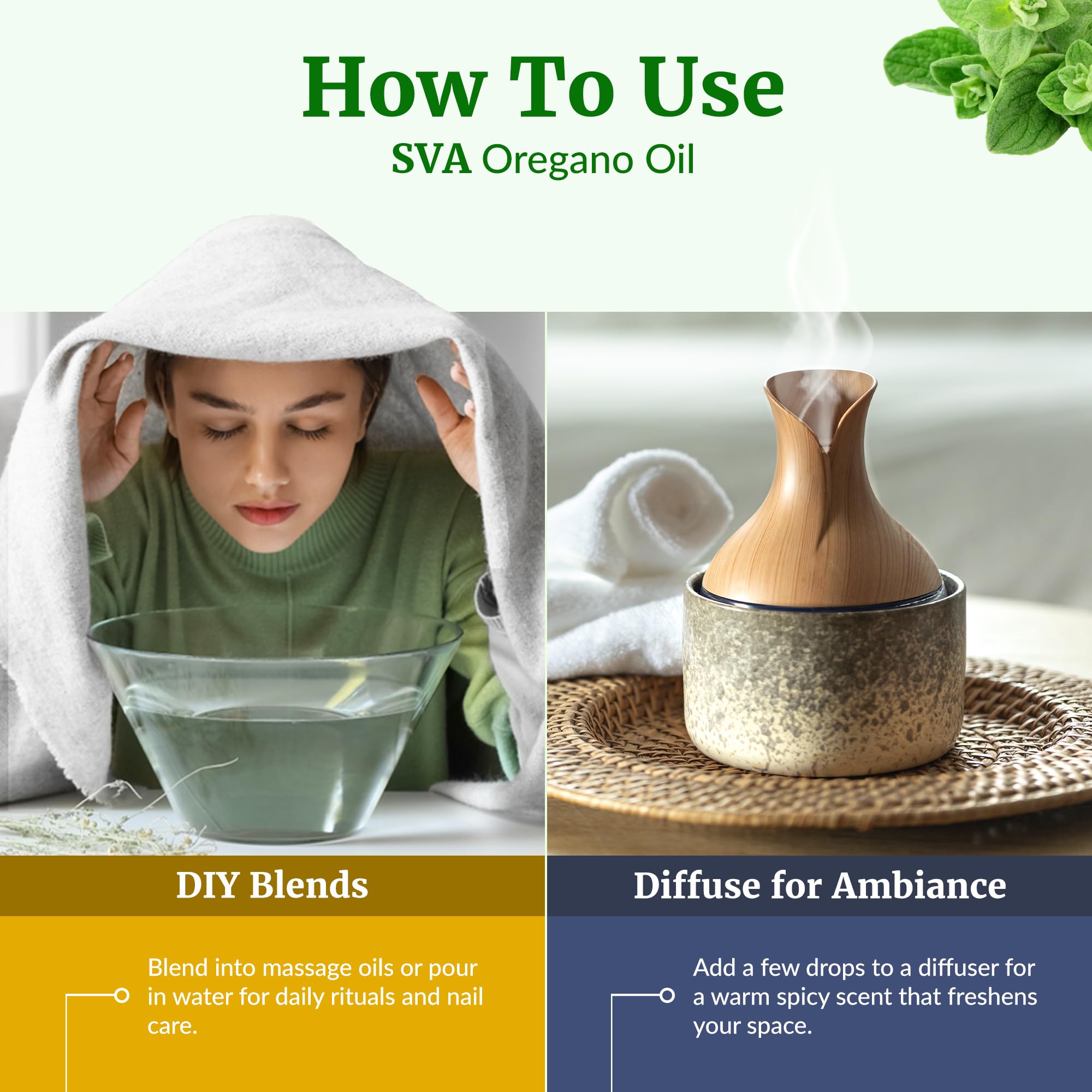 DIY soap making with SVA oregano oil for a spicy aroma.