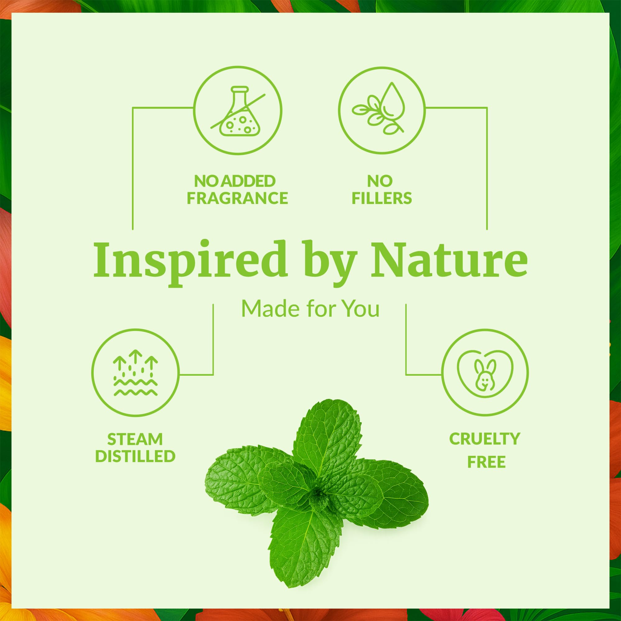 SVA ORGANICS Peppermint Arvensis oil dropper for precise dilution.