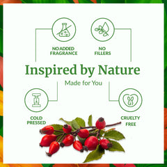 SVA Rosehip Seed Oil for face care promotes hydration and radiance.
