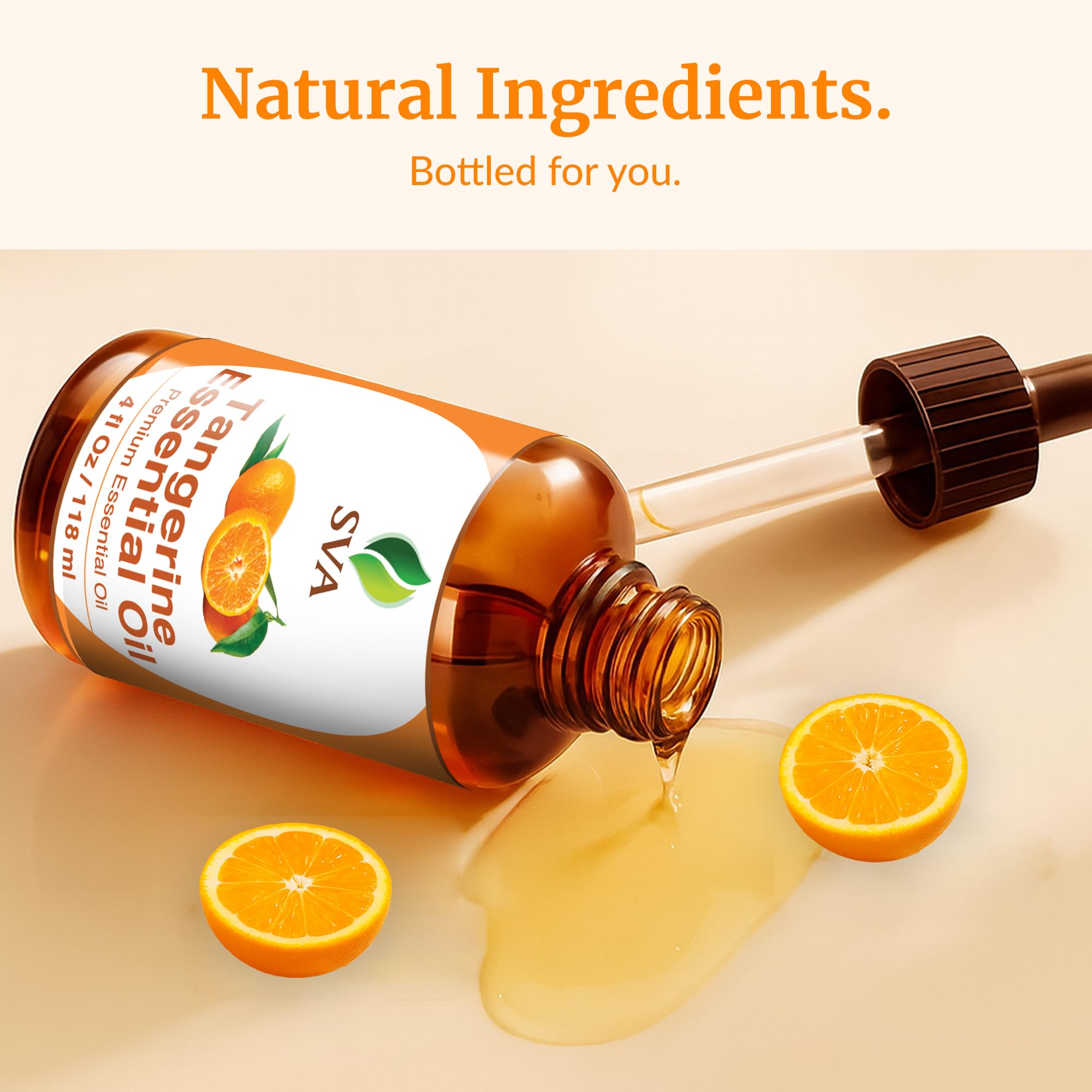 Soap making with SVA Tangerine oil for refreshing fragrance.