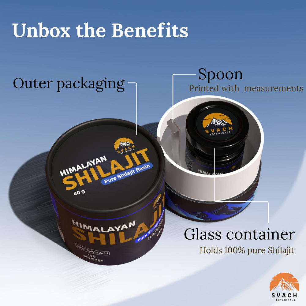Svach Botanicals Shilajit Resin dissolving in warm water demonstrates easy use