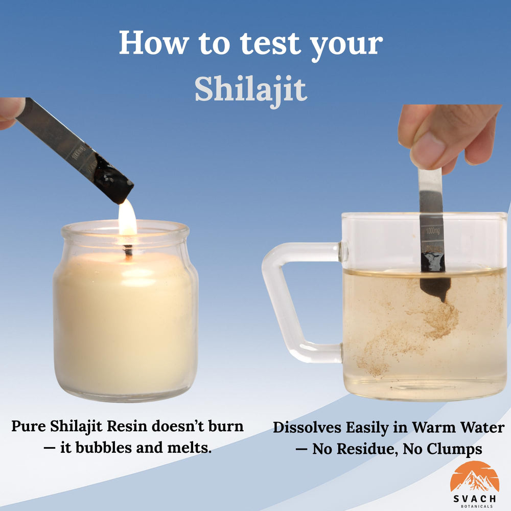 Svach Botanicals Shilajit Resin Himalayan origin signals natural sourcing