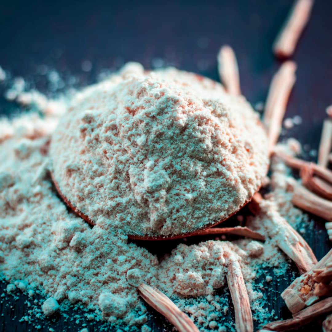 SVATV Shatavari powder roots close-up showing plant heritage
