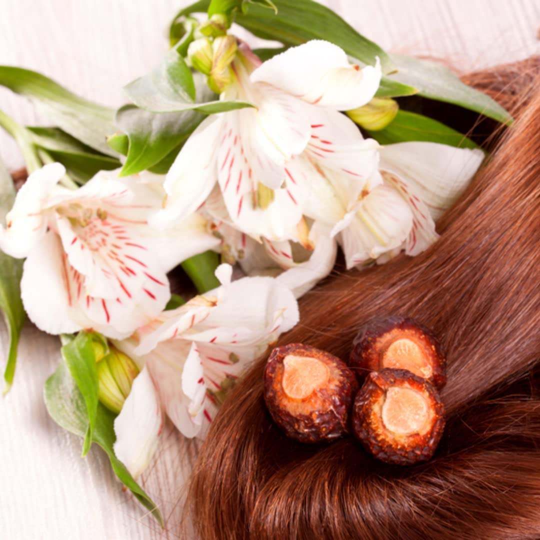 SVATV Soapnut Powder natural ingredients banner emphasizing gentle care.
