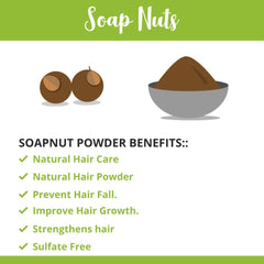 SVATV Soapnut Powder paste application for scalp cleansing.