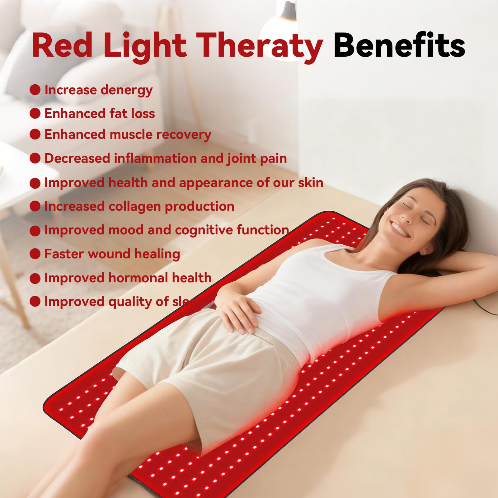 Svlseiia 38x24 inch mat provides large full-body coverage during use.