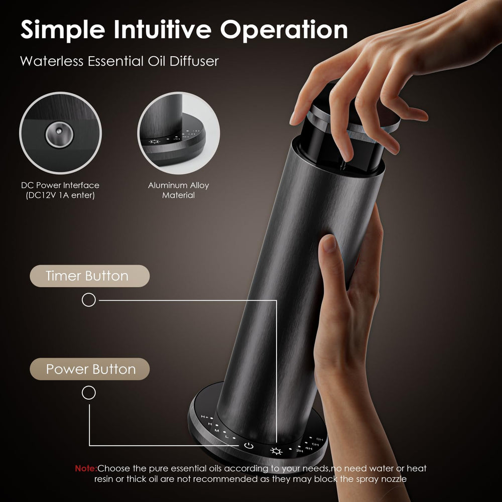 SVNWKRE diffuser plug-in setup demonstrates quick activation for immediate use.