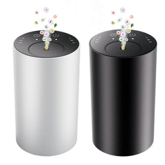SVNWKRE waterless diffuser front view in sleek metal housing