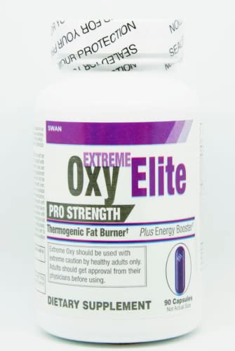 Swan Extreme OxyElite Pro Strength bottle supports energy and metabolism.