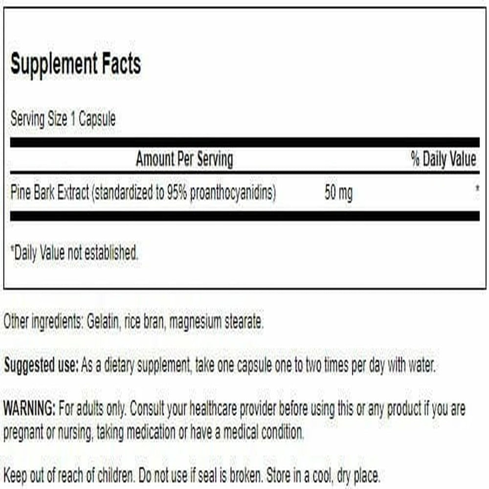 Swanson 95 percent proanthocyanidins focus image highlighting potency