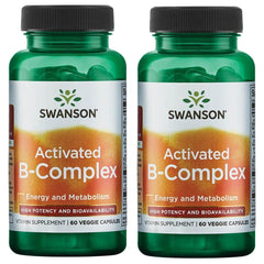 Swanson Activated B-Complex capsule for daily energy and overall wellness support.