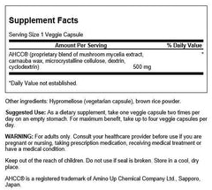 Pouring Swanson AHCC capsules suggests an easy daily immune support routine.
