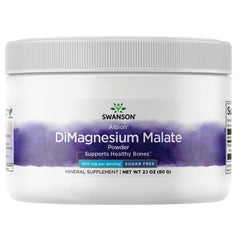 Swanson Albion Dimagnesium Malate on shelf in a clean, organized setup for easy access.