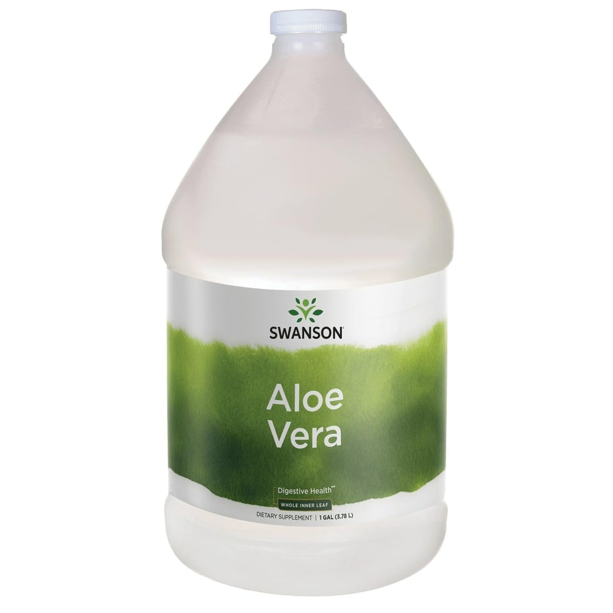 Swanson Aloe Vera 1 gallon bottle with pour spout for gentle digestive support