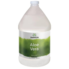Swanson Aloe Vera 1 gallon bottle with pour spout for gentle digestive support