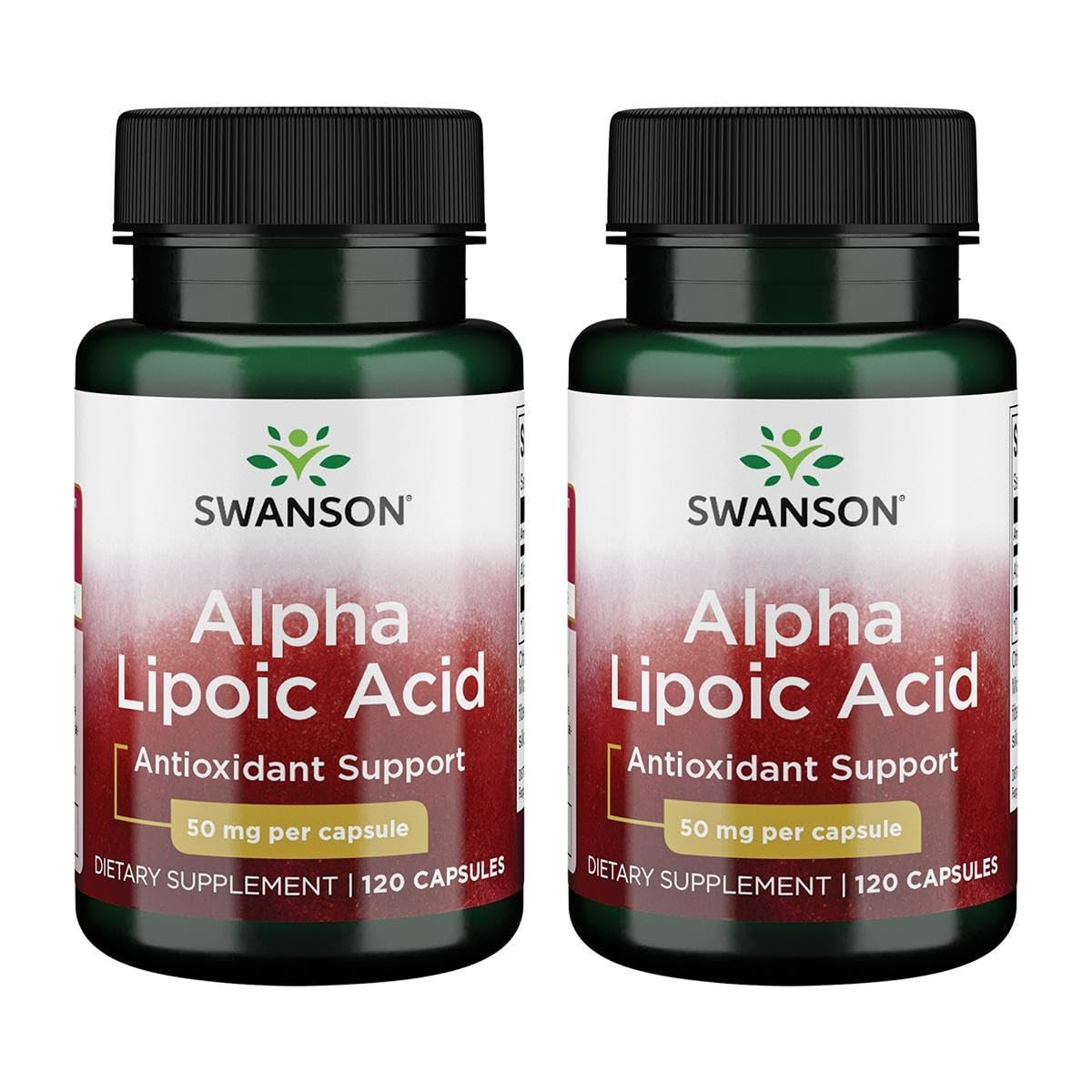 Swanson Alpha Lipoic Acid 50 mg bottle offers antioxidant support for daily wellness