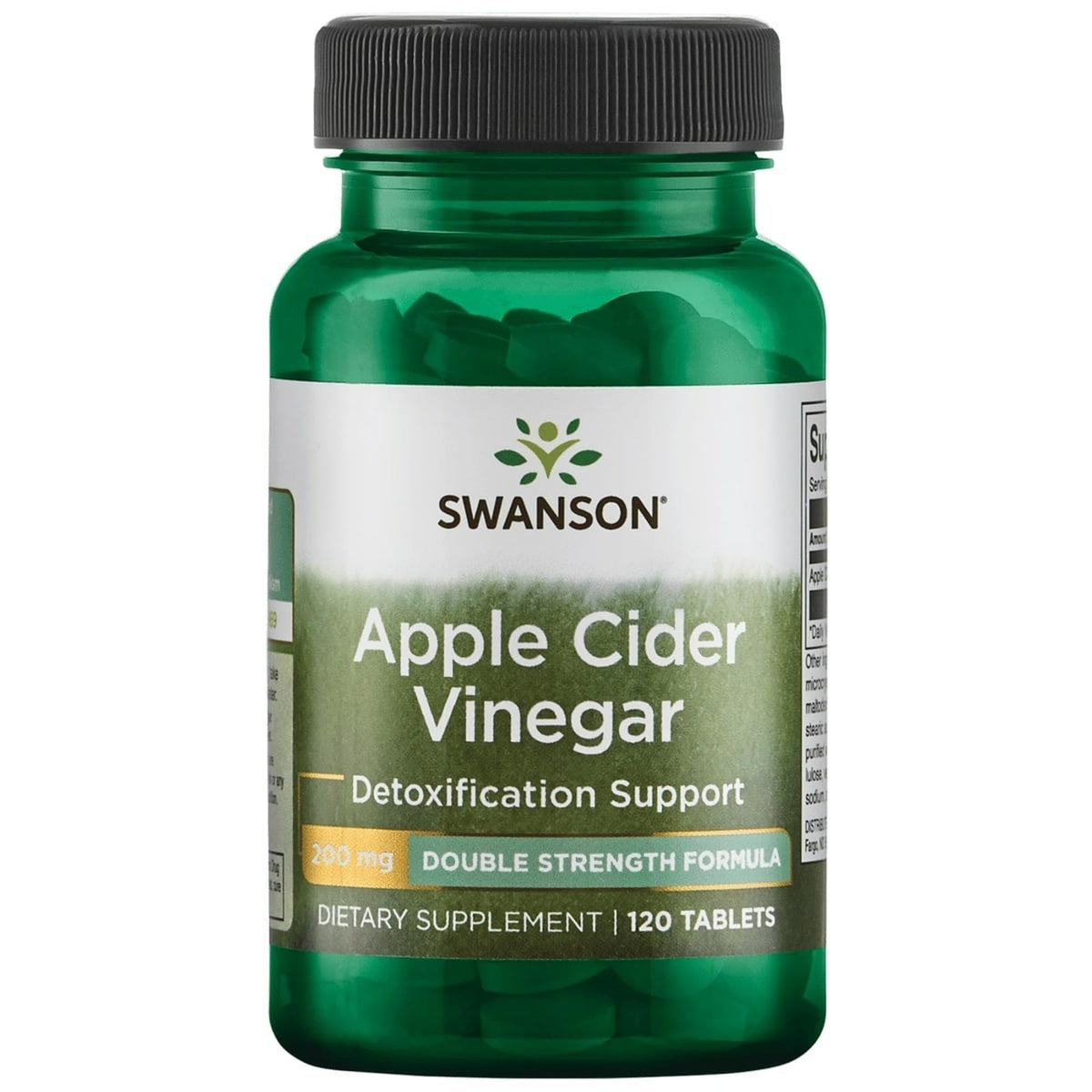 Swanson Apple Cider Vinegar bottle pour supports daily wellness routines