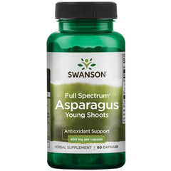 Swanson Asparagus Young Shoots bottle close-up for daily wellness