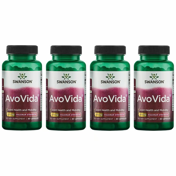 Swanson AvoVida bottle front showing joint support and everyday mobility