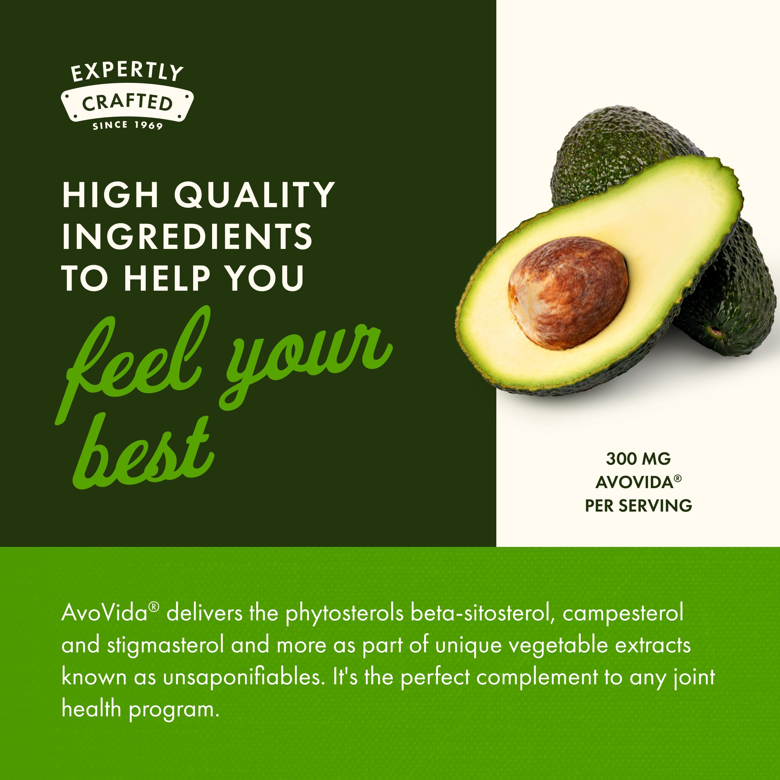 Swanson AvoVida packaging on a wellness shelf