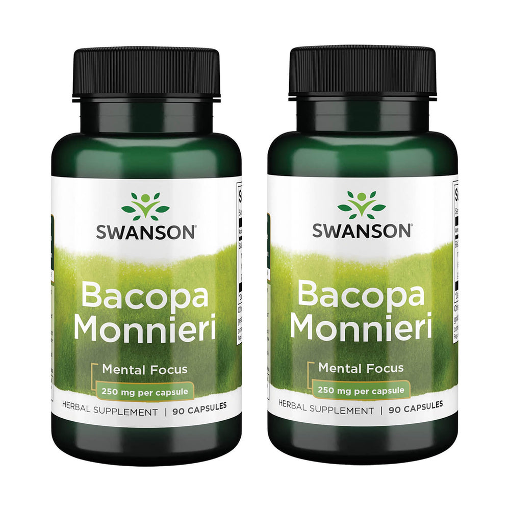 Swanson Bacognize bottle with 250 mg capsules for daily cognitive support