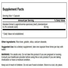 The bottle top view of Swanson Banaba Extract suggests easy daily use.