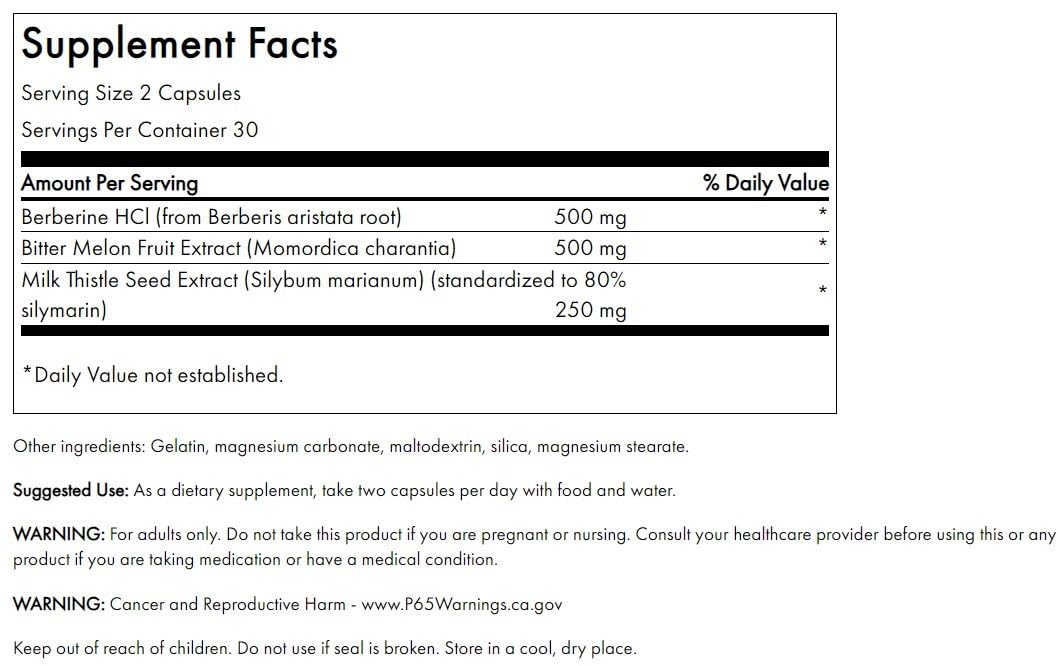 Swanson Berberine Plus capsules close-up highlighting easy-to-swallow pills