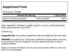 Swanson Beta-Carotene capsules close-up for daily immune and eye wellness.