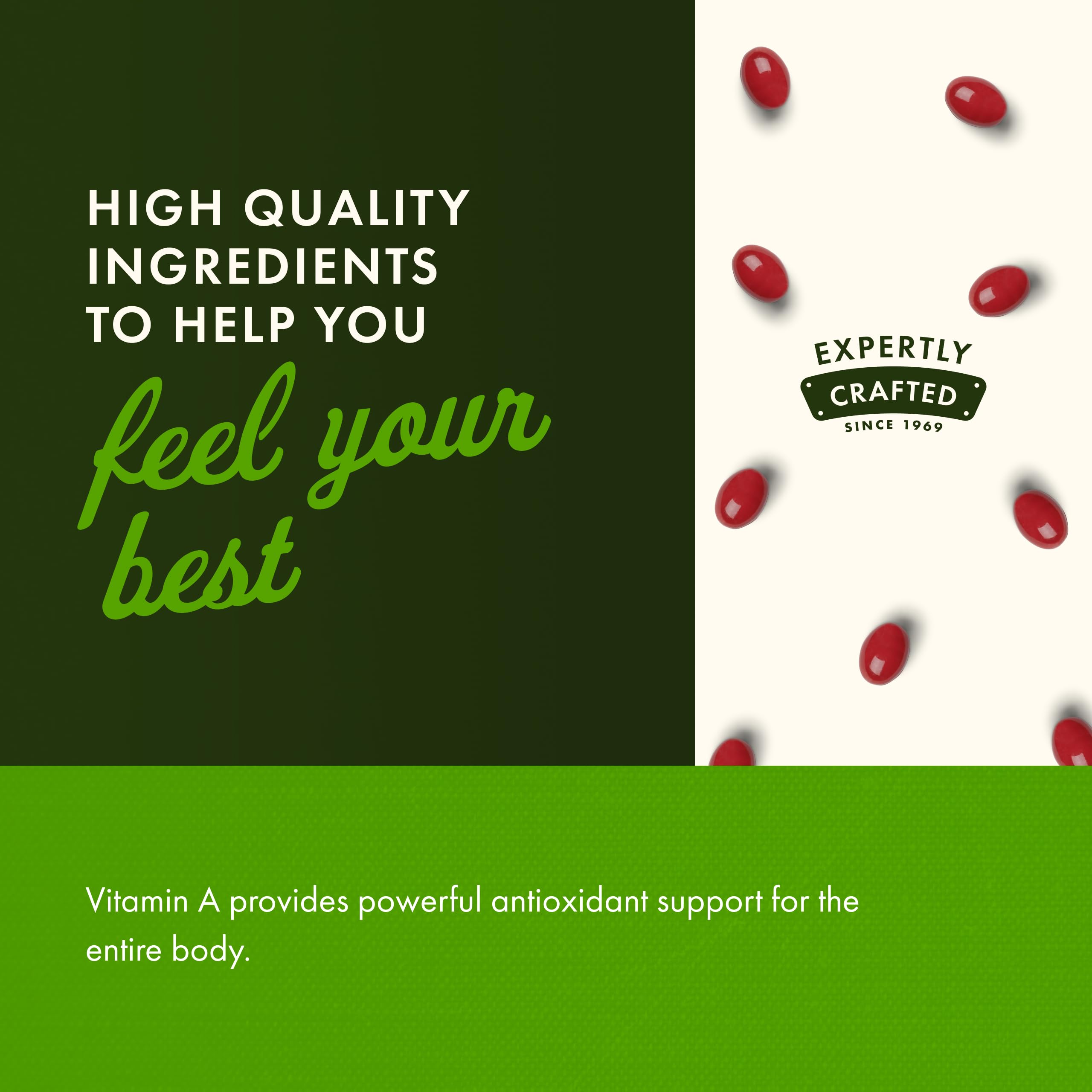 Swanson Beta-Carotene softgels used in daily skincare and eye health routine