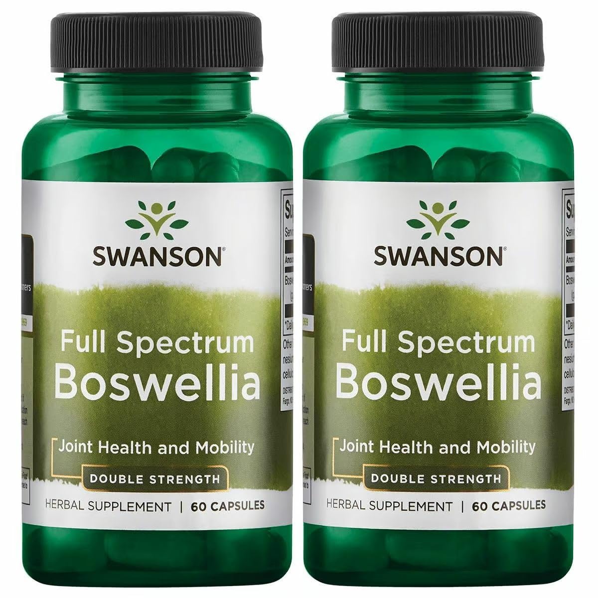 Swanson Boswellia capsules bottle front for joint support