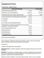 Close-up of Swanson Brain Essentials capsules illustrating compact, easy-to-take daily supplement.
