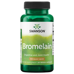 Swanson Bromelain bottle for digestion support and high enzyme potency