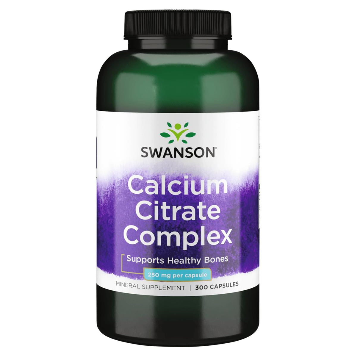 Swanson Calcium Citrate Complex bottle-front for bone support and everyday use